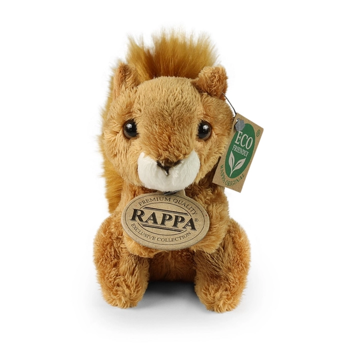 Rappa Plyšová veverička 12 cm ECO-FRIENDLY