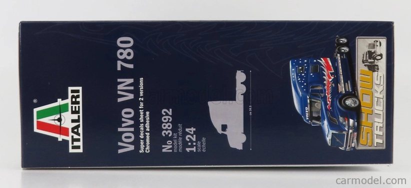 Italeri Volvo Vt880 Tractor Truck 3-assi 1990 1:24 /