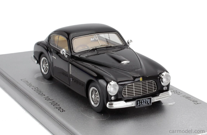 Kess-model Ferrari 166 S/n.037s Inter Farina Berlinetta 1949 1:43 Black