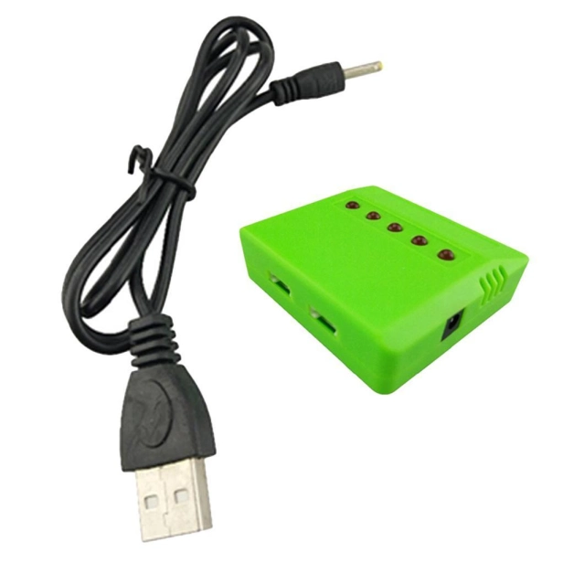 Nabíjačka USB 5x slot pre Li-Pol batérie 3.7V