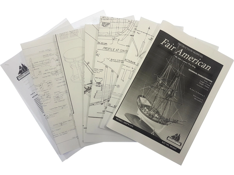 Model Shipways Fair American 1778 1:48 kit