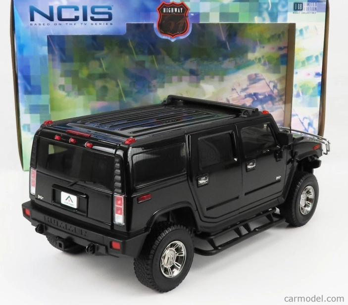 Highway61 Hummer H2 Police 2006- Ncis 1:18 Tmavě Šedá