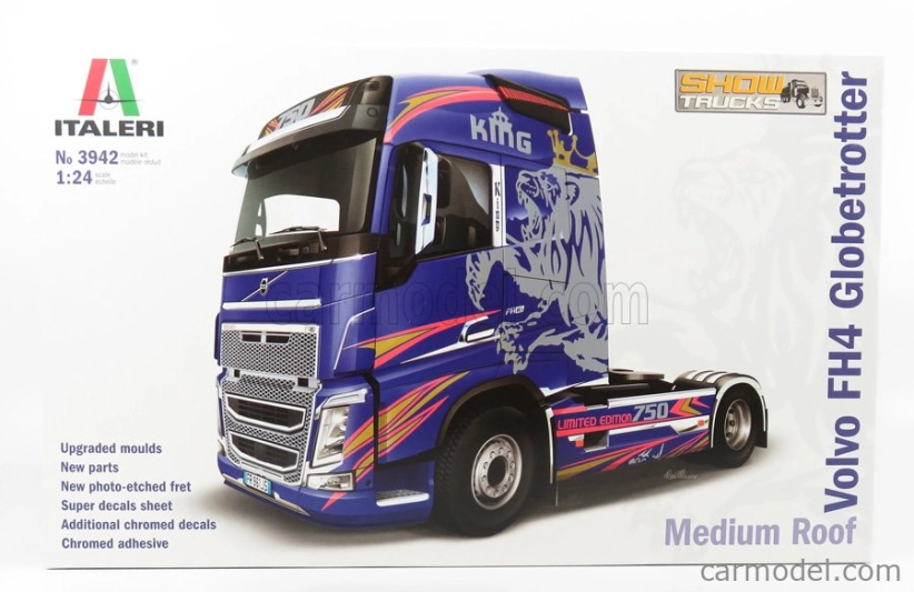 Italeri Volvo Fh4 500 Tractor Truck 2-assi 2016 1:24 /