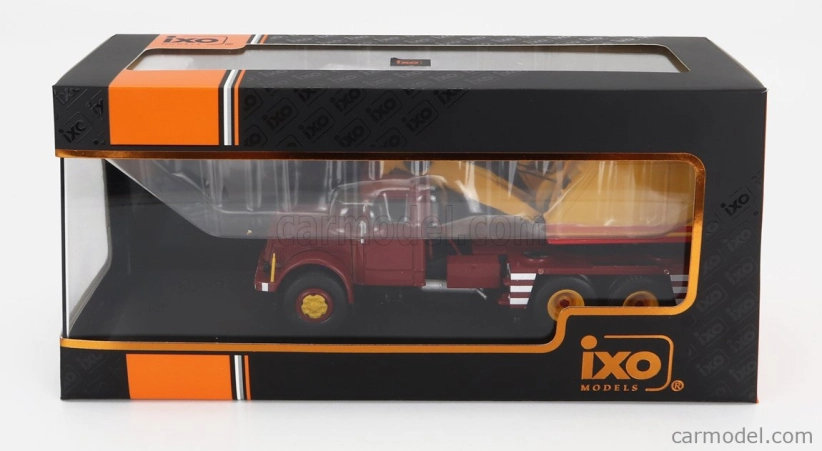 Ixo-models Tatra 111d Truck 3-assi 1958 1:43 Červená Žlutá