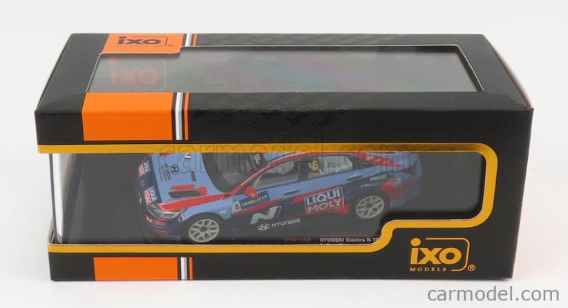 Ixo-models Hyundai Elantra N Tcr Team Liqui Moly N 8 Wtcr Nemecko 2021 L.engstler 1:43 Svetlo modrá červená