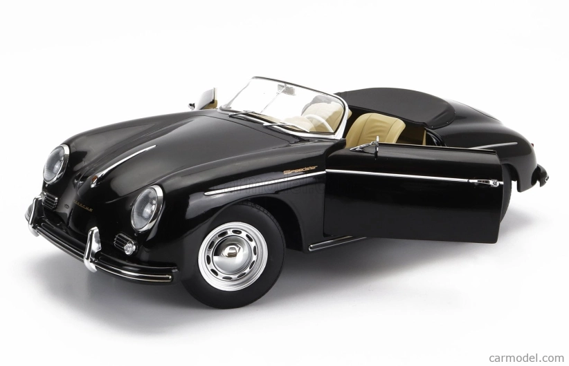 Porsche 356a Speedster 1955 v mierke 1:12 čierna