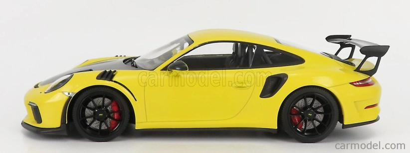 Minichamps Porsche 911-2 Gt3 Rs Coupe 2019 - čierne disky 1:18 žltá