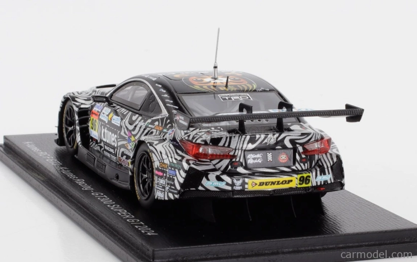 Spark-model Lexus Rc F Gt3 Team K-tunes Racing N 96 Gt300 Class Super Gt 2024 Morio Nitta - Shinichi Takagi 1:43 Black White