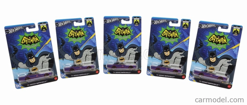 Mattel hot wheels Batman Set Assortment 24 Batman Cars Pieces 1:64 Různé