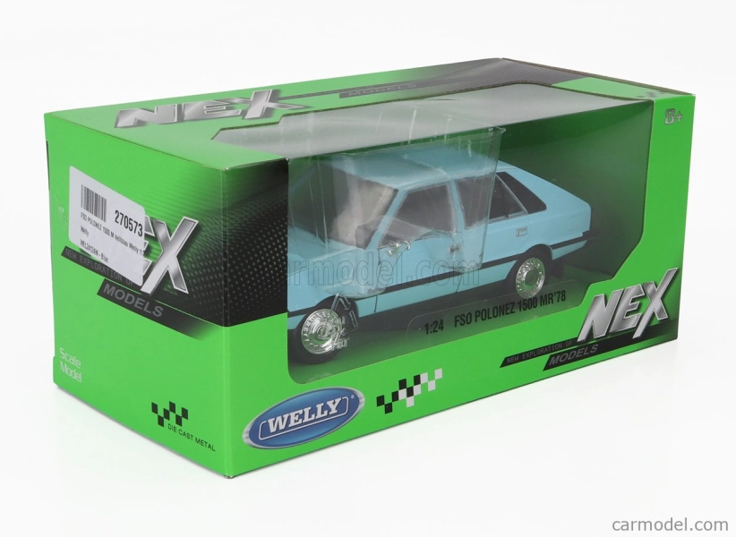 Welly FSO Polonez 1500m 1978 1:24 Svetlo modrá
