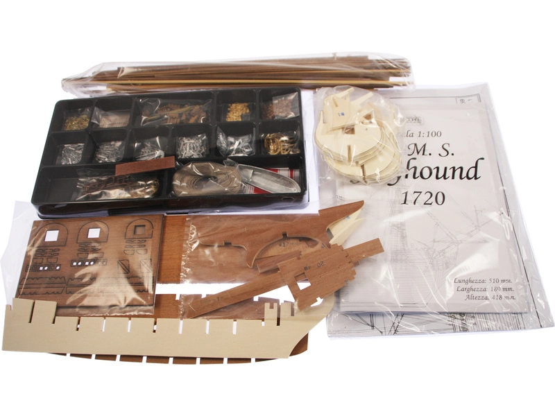 COREL H.M.S. Greyhound fregata 1720 1:100 kit