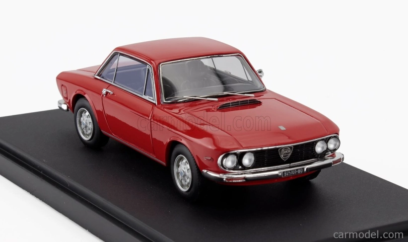 Modely v mierke Matrix Lancia Fulvia Coupe 3-series 1975 1:43 Červená