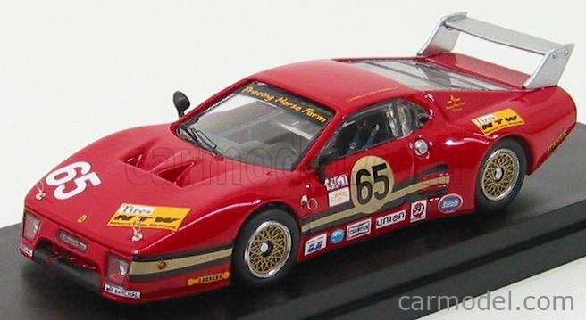 Najlepší model Ferrari 512bb N 65 Lm 3rd Serie Daytona 1983 Baird - Mead - Pumprlly 1:43 Red