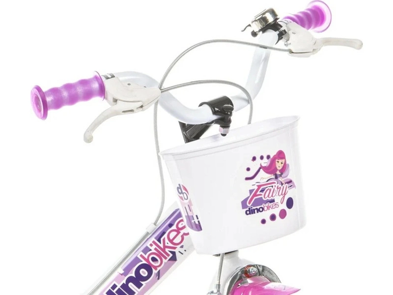 DINO Bikes - Dětské kolo 16" Fairy bílé