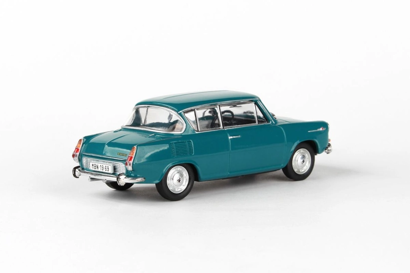 Abrex Škoda 1100MBX (1969) 1:43 - modrozelená tmavá