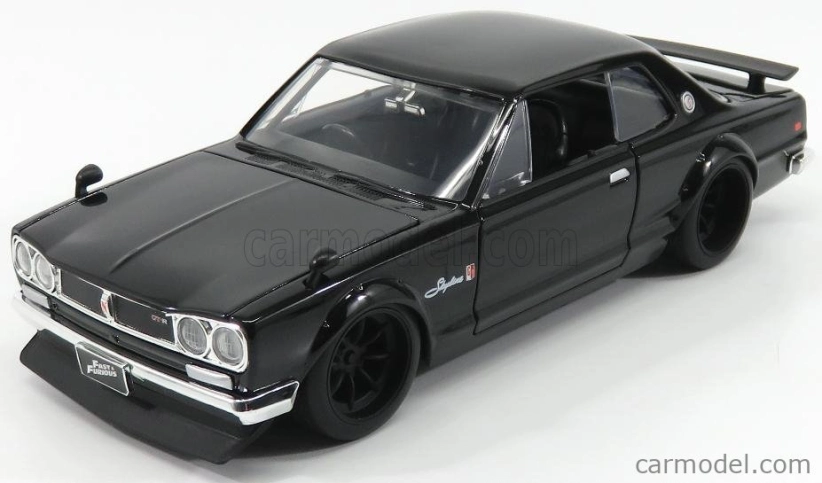 Jada Nissan Brian's Skyline 2000 Gt-r 1973 - Brian O'conner - Fast & Furious Vi (2013) 1:24 Black