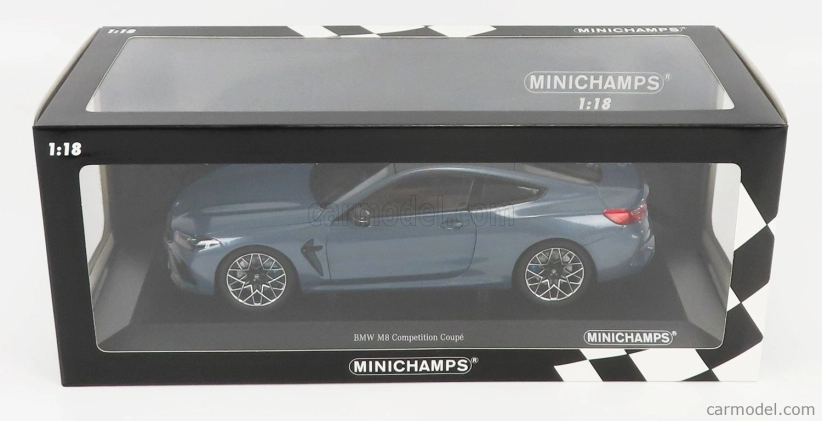 Minichamps BMW 8-series M8 Coupe (f92) 2020 1:18 Světle Modrá Met