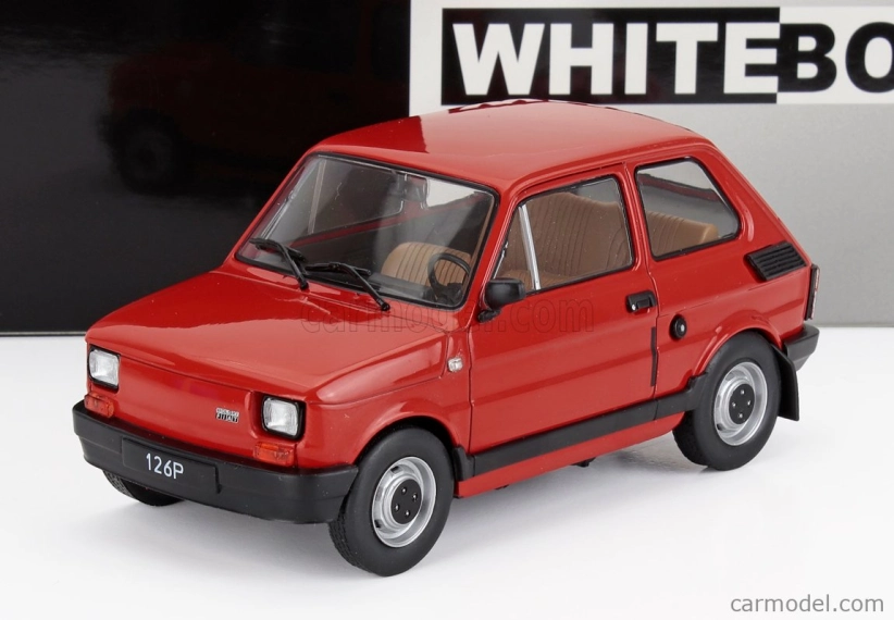 Whitebox Fiat 126p 1985 1:24 Red