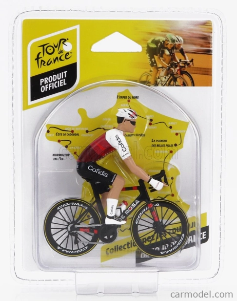Solido Figúrky Ciclista - Cyklista - Team Cofidis - Tour De France 2023 1:18 Biela