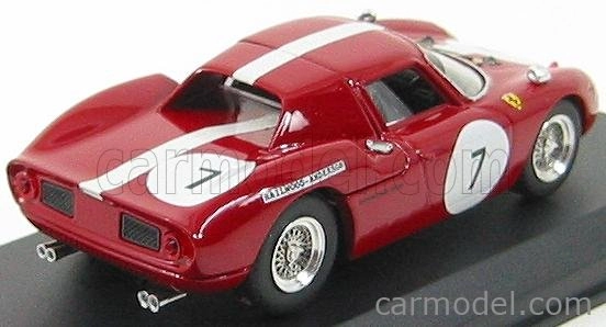 Najlepší model Ferrari 250lm N 7 Kyalami 1966 Hailwood - Anderson 1:43 Bordeaux White
