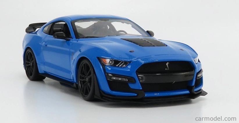 Maisto Ford USA Mustang Shelby Gt500 Coupe 2020 1:18 svetlomodrá