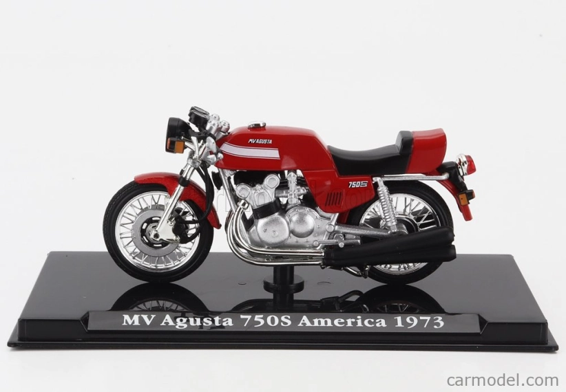 Edicola Mv agusta 750s America 1973 1:24 Červená Černá