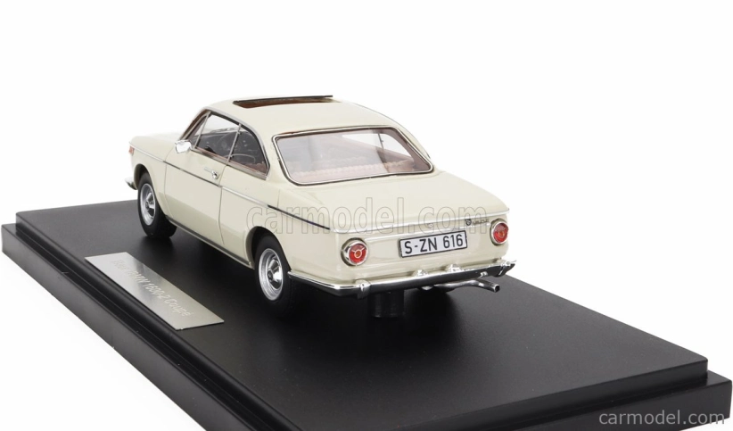 Modely v mierke Matrix BMW 1602 Baur Coupe 1967 1:43 Cream