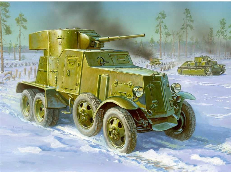 Zvezda BA-3 obrněné vozidlo (1:35)
