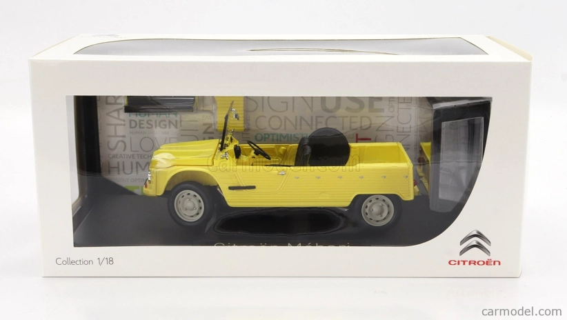 Norev Citroen Mehari 1970 1:18 žltá čierna