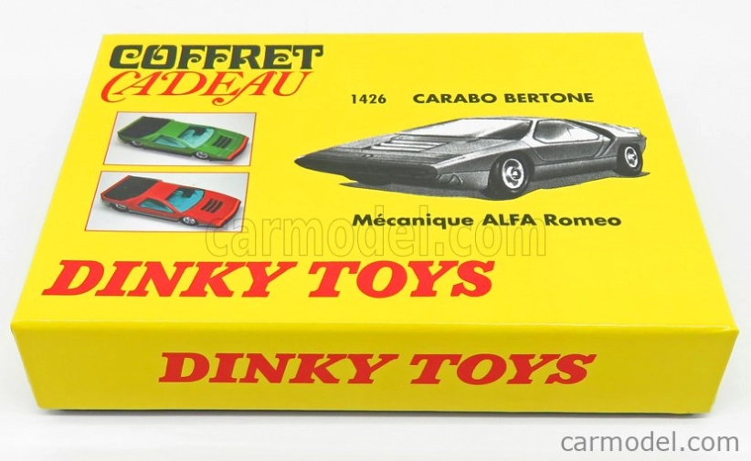 Edicola Alfa romeo Set 2x 33 Carabo Bertone 1968 - Coffret Box 1:43 Zelená červená