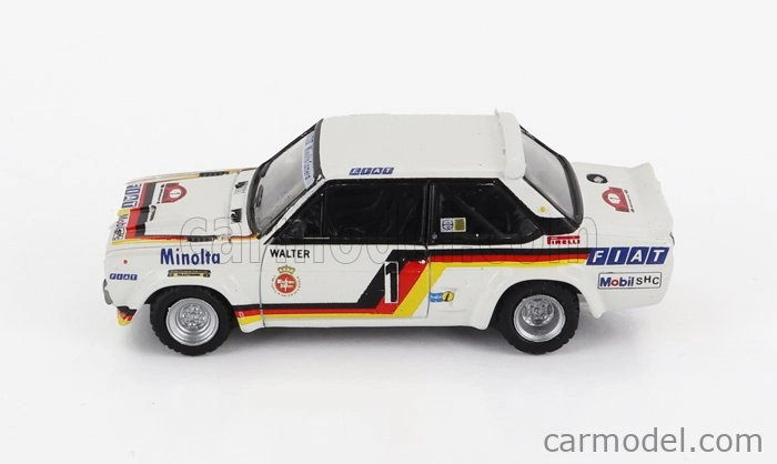 Brekina plast Fiat 131 Abarth N 1 1:87, bílá