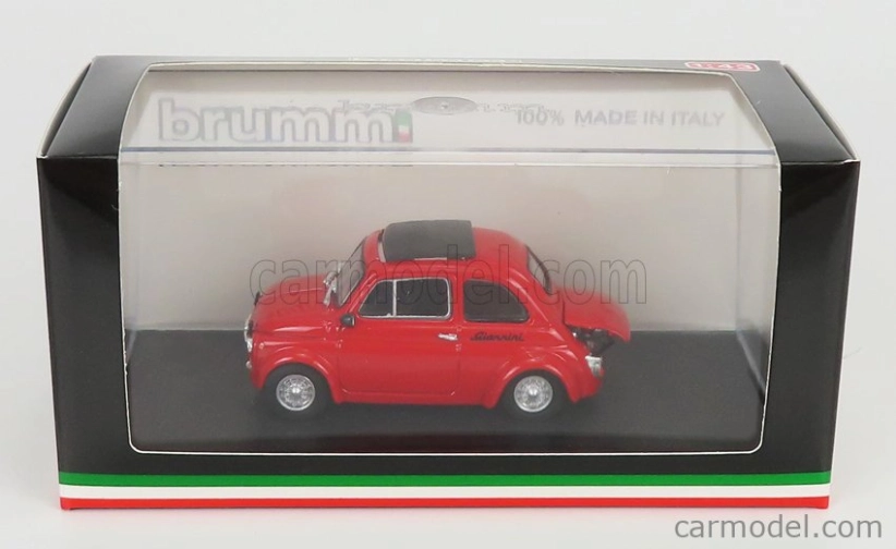 Brumm Fiat 500 590gt N 0 Giannini Vallelunga 1969 1:43 Red