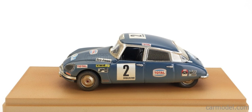 Rio-models Citroen Ds21 N 2 4th Rally Marocco Dirty Version 1971 Bob Neiret - Jacques Terramorsi 1:43 Modrá
