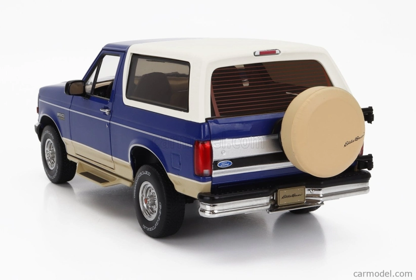 Greenlight Ford usa Bronco Eddie Bauer Edition 1996 1:18 Modrá Bílá