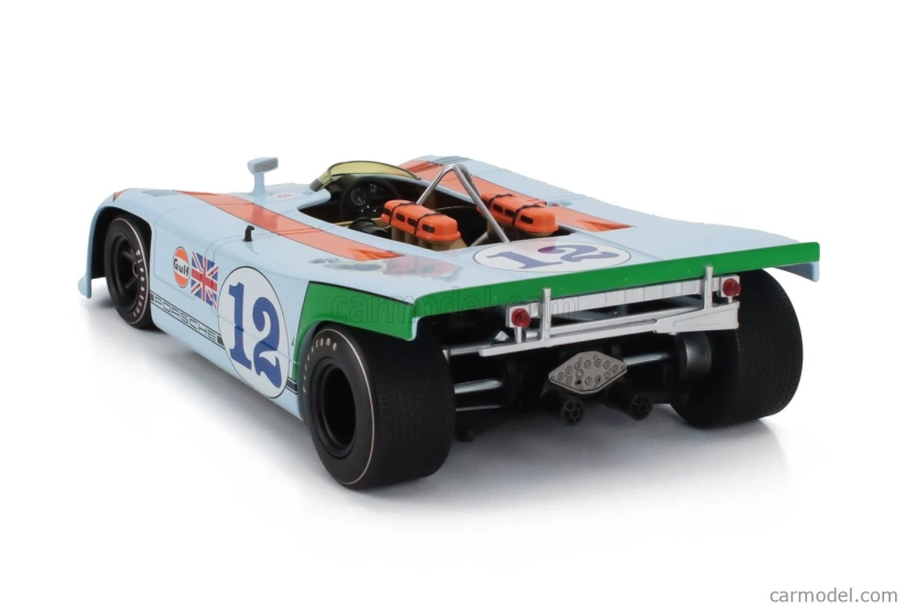 Werk83 Porsche 908/03 Spider Team Gulf N 12 Winner Targa Florio 1970 Jo Siffert - Brian Redman 1:18 Svetlo modrá oranžová