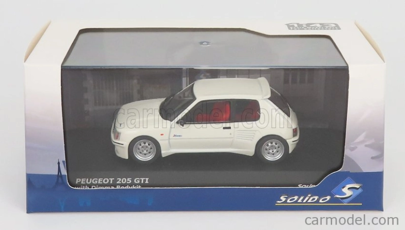 Solido Peugeot 205 Gti Dimma Body Kit 1988 1:43 Biela