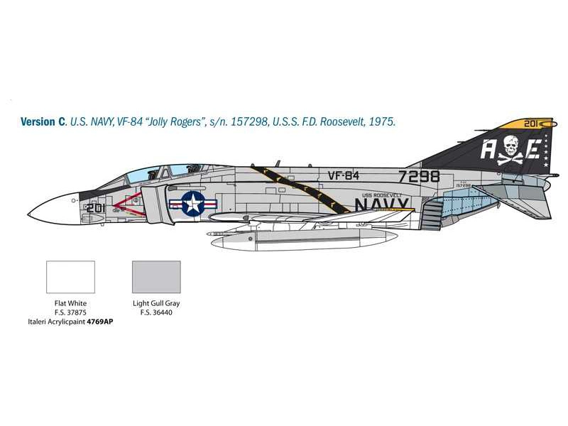 Italeri McDonnell Douglas F-4J Phantom II (1:48)