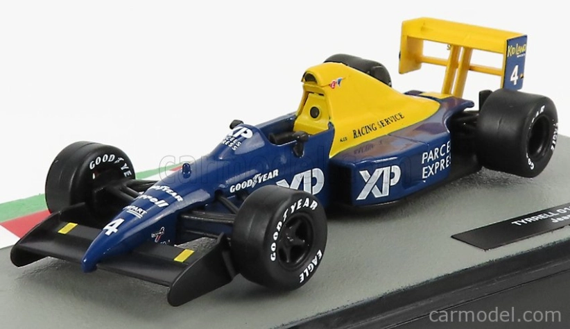 Edicola Tyrrell F1 Ford 018 N 4 Sezóna 1989 Jean Alesi 1:43 Modro-žltá