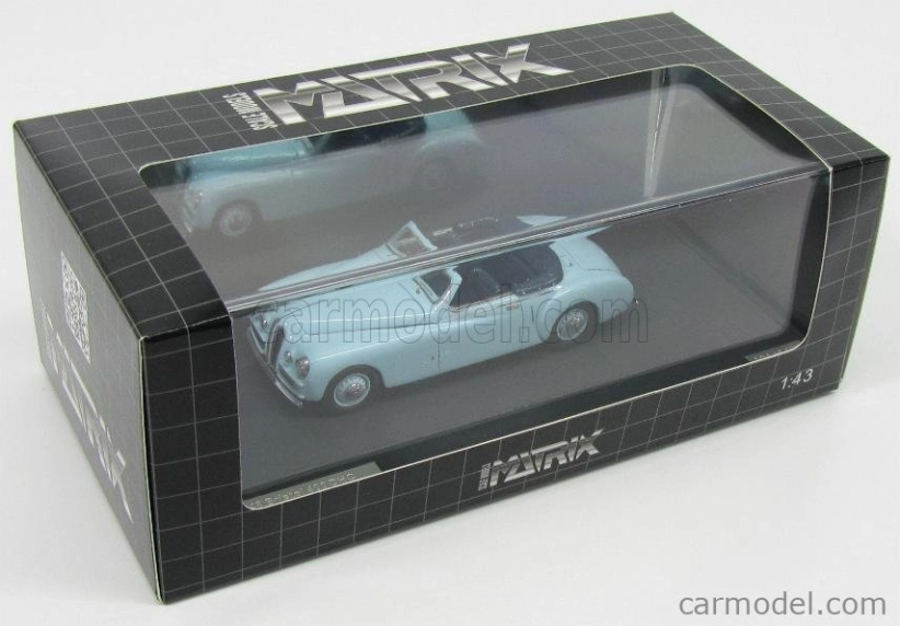 Modely v mierke Matrix Bristol 400 Dhc by Pininfarina Cabriolet 1948 1:43 Light Blue