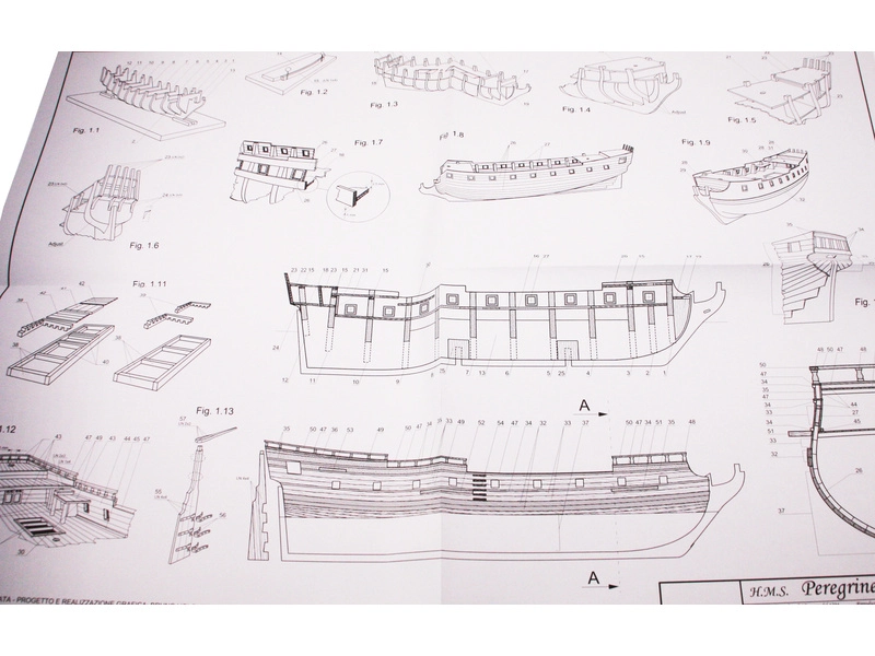 COREL H.M.S. Peregrine 1749 1:96 kit