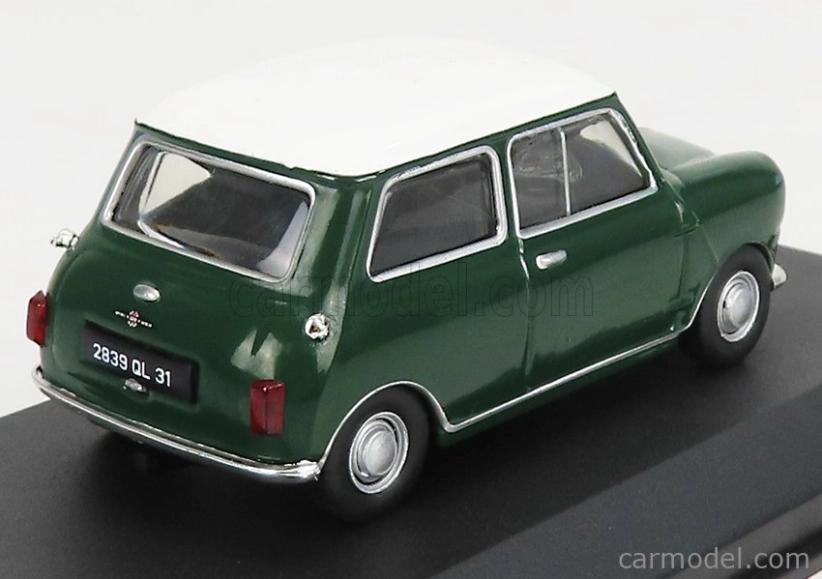 Edicola Mini Cooper S 1967 - Con Vetrina - With Showcase 1:43 Zelená Bílá