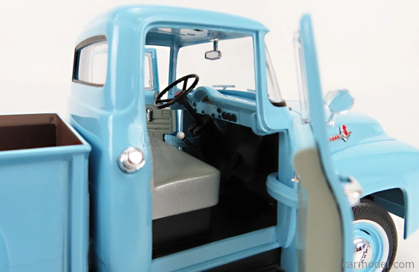 Autoworld Ford usa F-100 Pick-up 1956 1:18 Světle Modrá