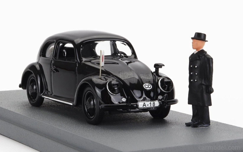Rio-models Volkswagen Beetle Maggiolino 1939 - Osobný automobil generála Ošimu - Wwii 1:43 Black