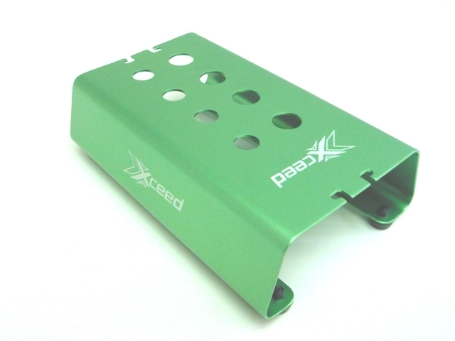 Car-stojanček alu zelený s mech. protišmyk. prúžkami pre 1/10 OFF ROAD podvozky