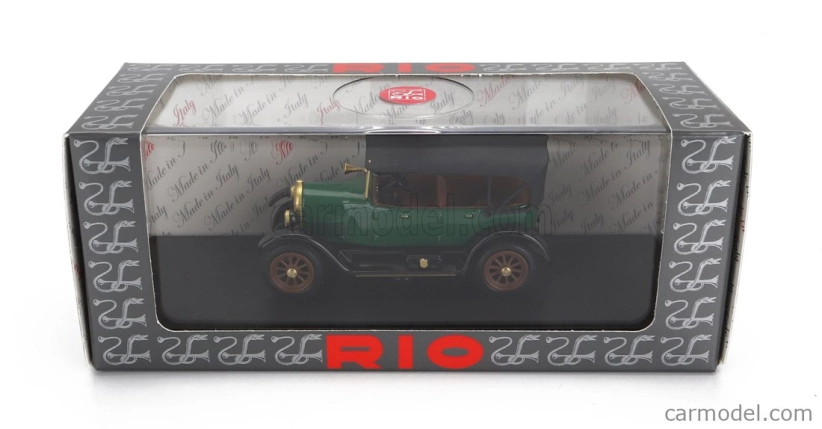 Rio-models Fiat 501 Cabriolet uzavretý 1919 1:43 Zelená