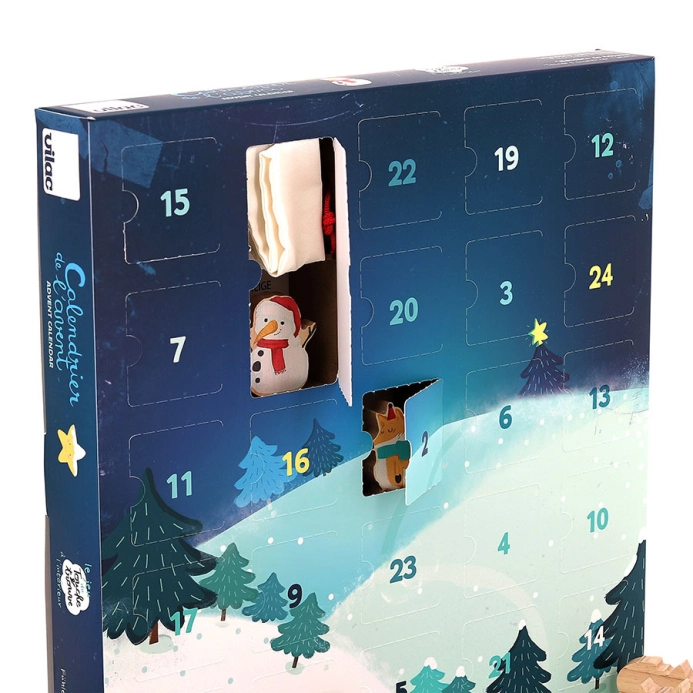 Vilac Adventní kalendář Hmatej a najdi - poškozený obal