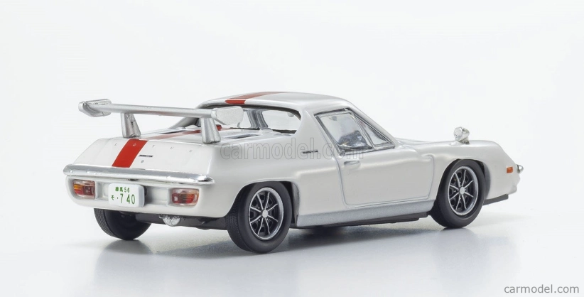 Kyosho Lotus Europa Special 1975 - The Circuit Wolf - (hrdina) Yuya Fubuki - Satoshi Ikezawa - Manga Movie 1:64 Bielo-červená