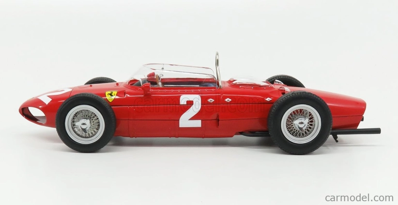 Cmr Ferrari F1 Dino 156 Sharknose N 2 Víťaz majstrovstiev sveta v talianskej Monze 1961 Phil Hill 1:18 červená