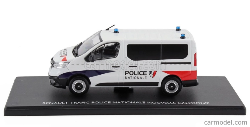 Eligor Renault Trafic Minibus Police Nationale Nouvelle Caledonie 2024 1:43 Biela