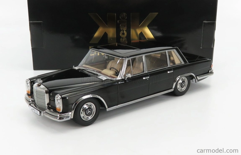 Mercedes Benz S-class 600 Pullman (w100) 1963 1:18 čierny